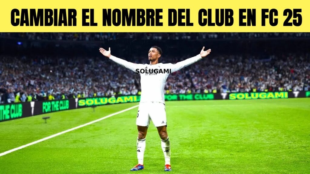 como cambiar el nombre del club en ea fc 25