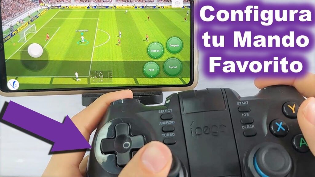 como jugar efootball mobile con mando