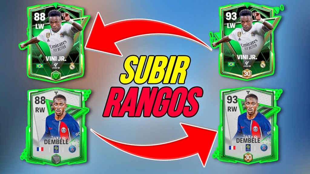 Gu铆a completa para subir de rango a jugadores en EA SPORTS FC Mobile con interfaz de mejora